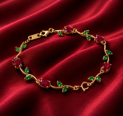 Red Tulip Bracelet